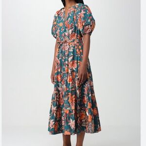 Ulla Johnson Olina in Delphinium dress 10